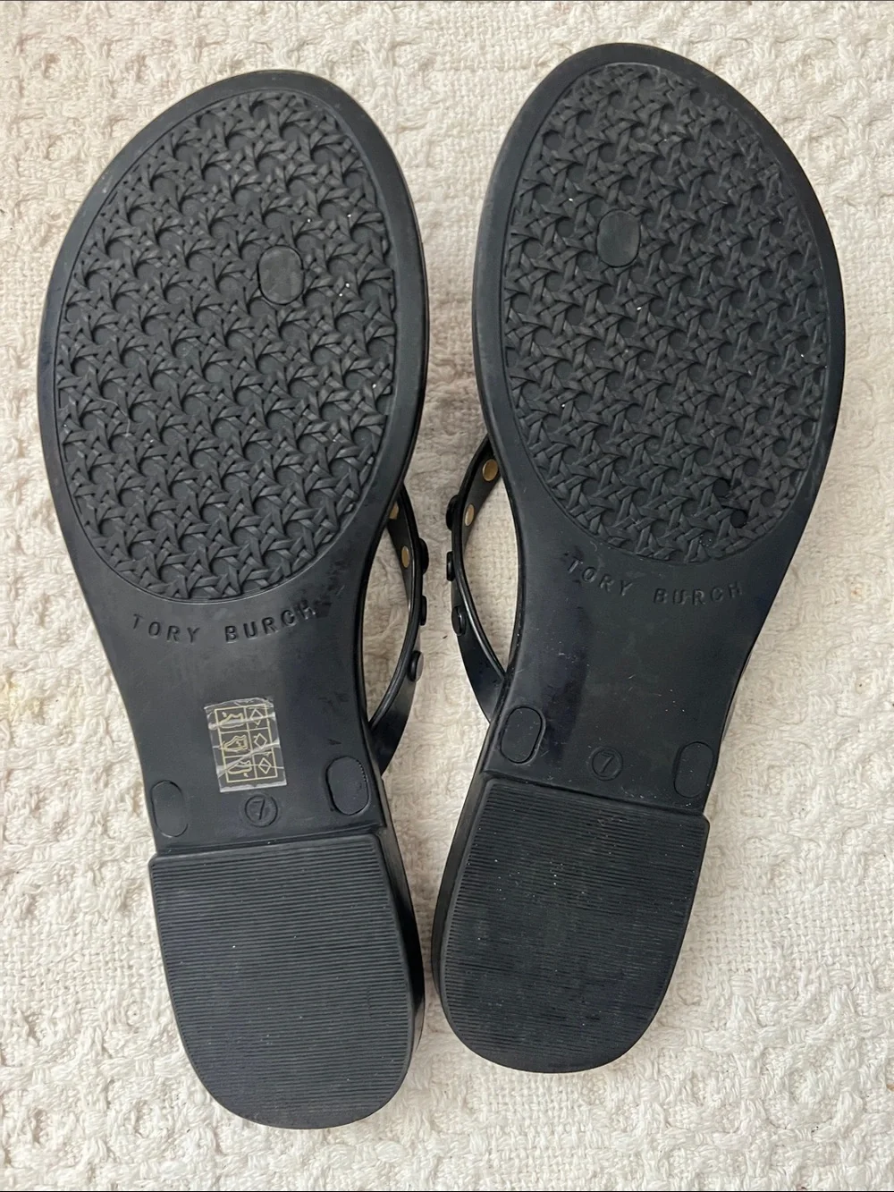 Tory Burch jelly sandals size 7